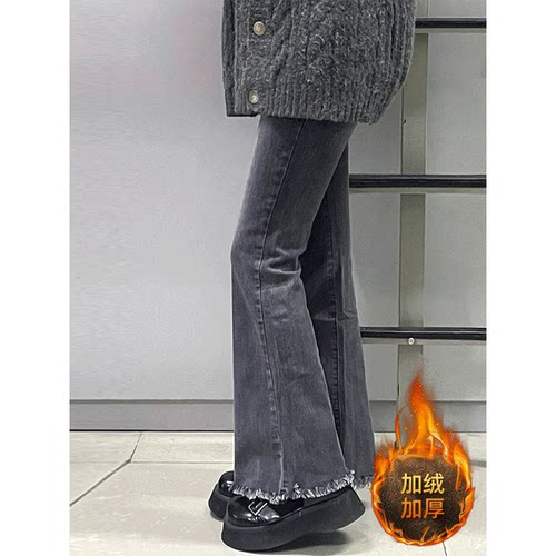 特大码美式复古ins显瘦阔腿长裤