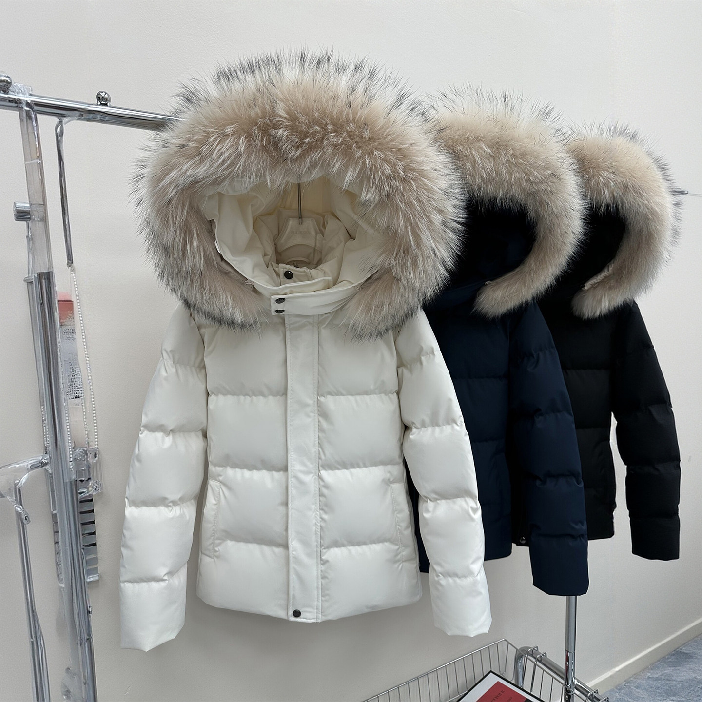 300斤特大码女装学院风保暖白色棉服女胖mm宽松毛领连帽加厚外套,女装/女士精品,大码棉服,淘宝优惠券,粉丝福利购,淘宝优惠卷