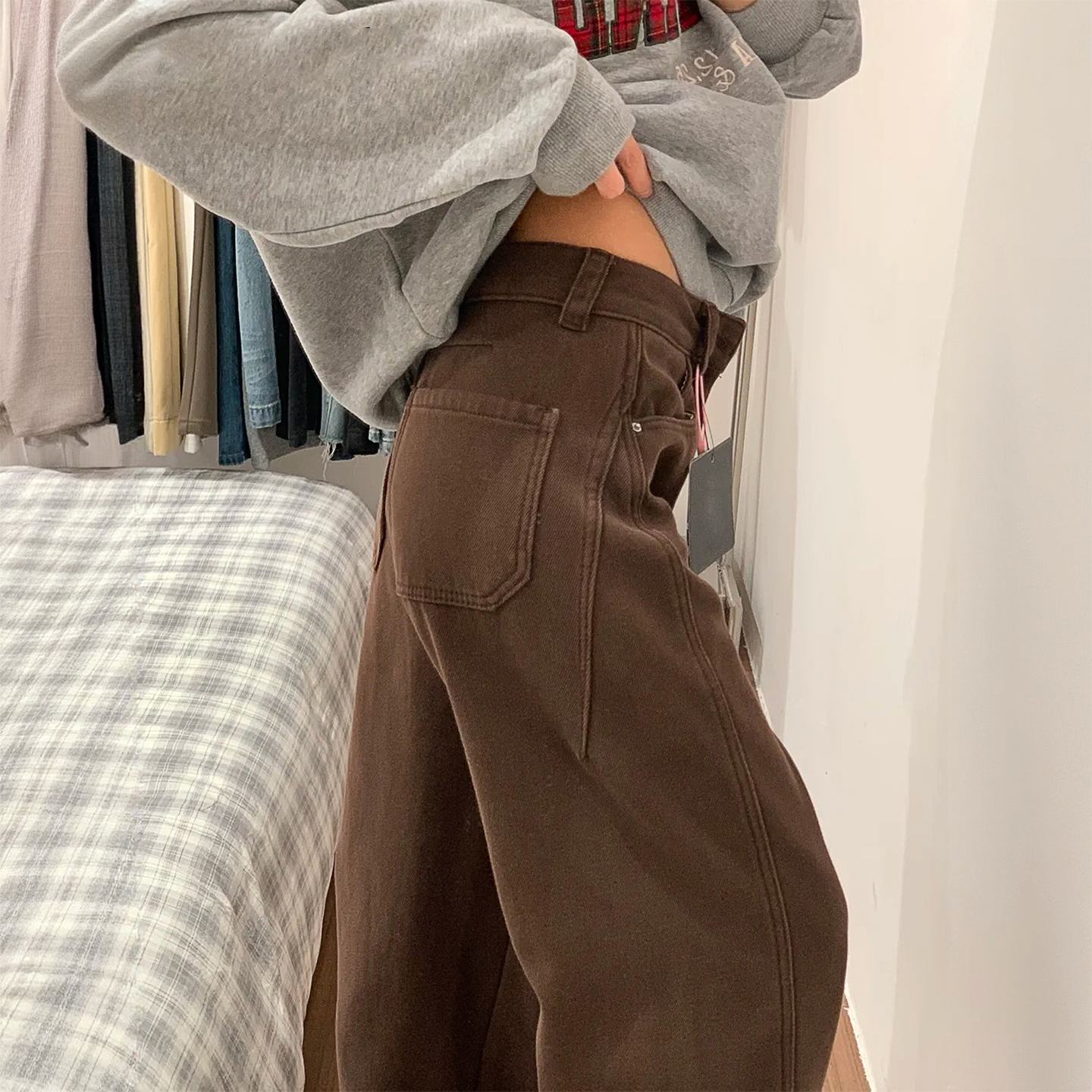 300斤大码休闲百搭学生牛仔裤女