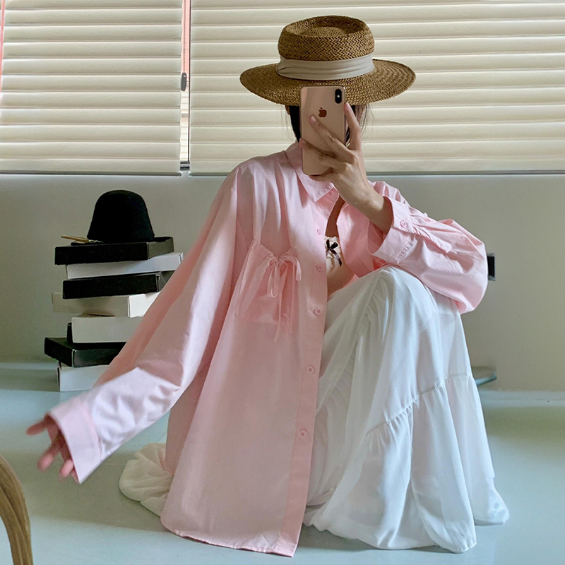 特大码女装时尚简约风气质衬衣女