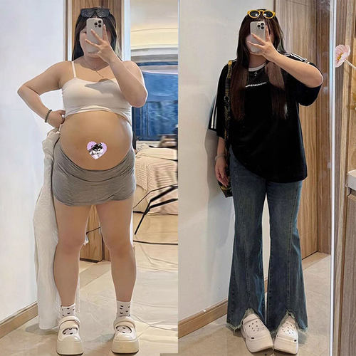 设计感小众大码胖mm巨好看裤子女
