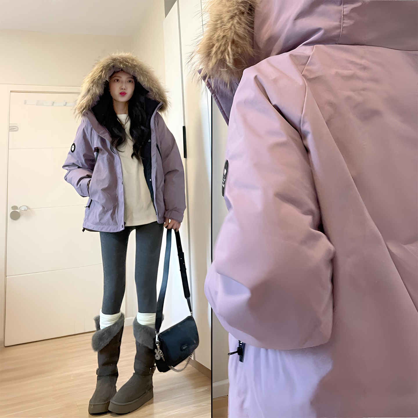 300斤特大码学生百搭设计感棉衣