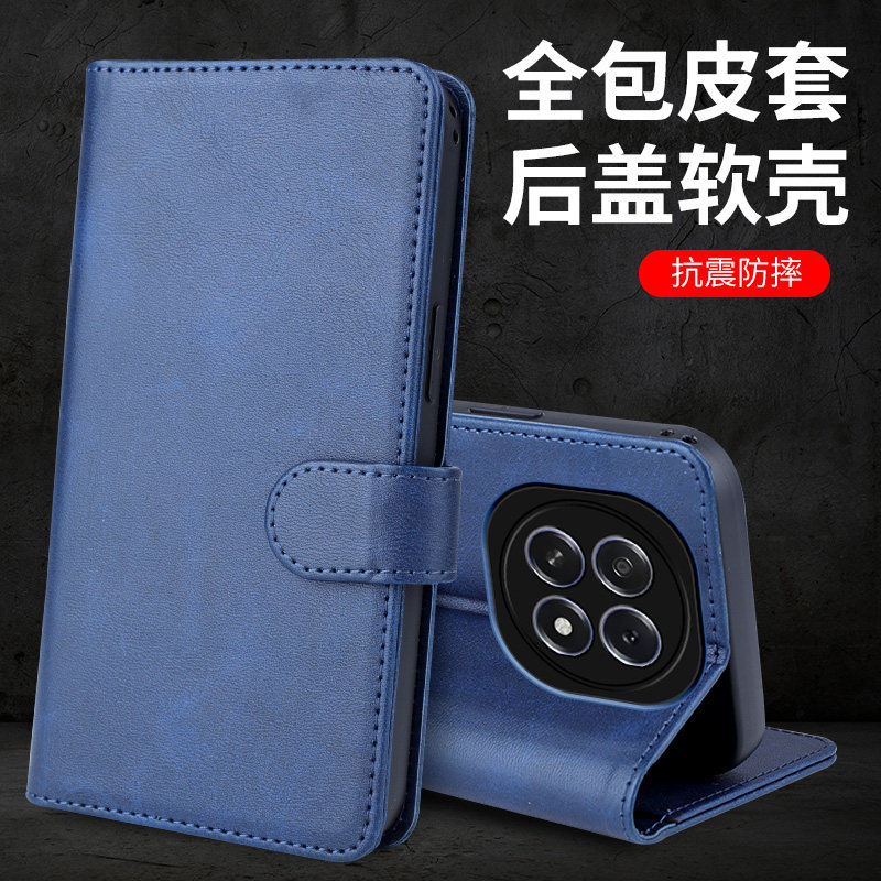 适用于OPPO A6Plus手机壳OPPOA6Plus外壳PKQ110防摔保护套硅胶软套全包插卡带盖磁吸商务翻盖皮套挂绳男女潮