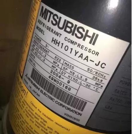 380V空调压缩机HN71YA-JE 适用三菱制冷压缩机HH101YAA-J