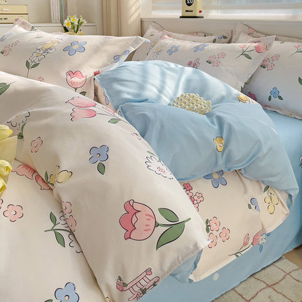 被套单件纯棉全棉单独150x200x230磨毛被单宿舍单人被罩180x220cm