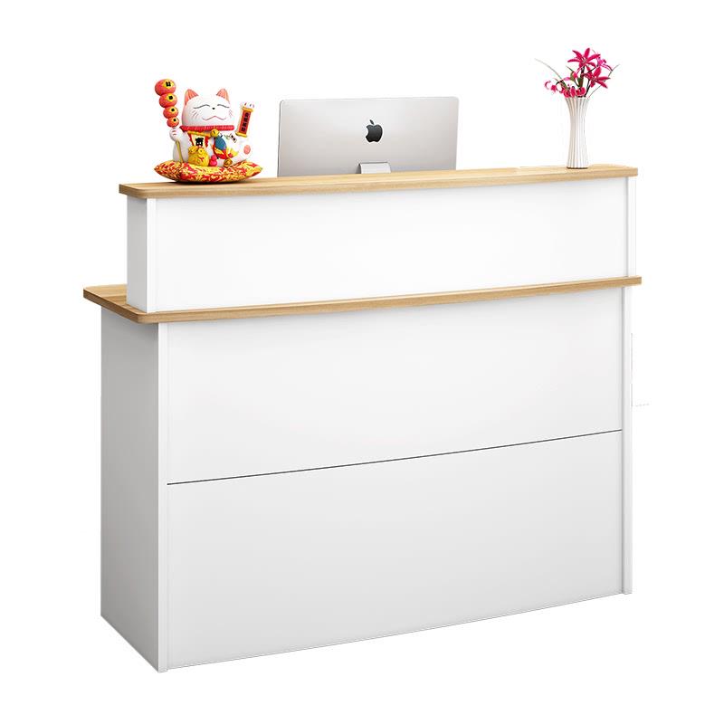 批发收银台简约现代吧台桌子柜台商用店铺小型服装店前台理发店接