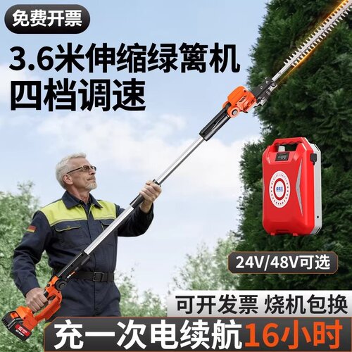 德国进口斯蒂尔电动高枝绿篱机加长杆高空修剪机园林绿化桂花树荔