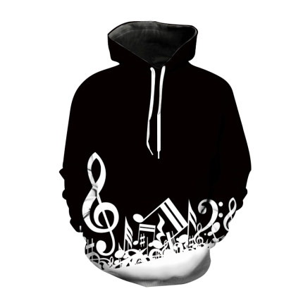 Fashion 3D printed long sleeve hoodie man 3D印花长袖连帽卫衣