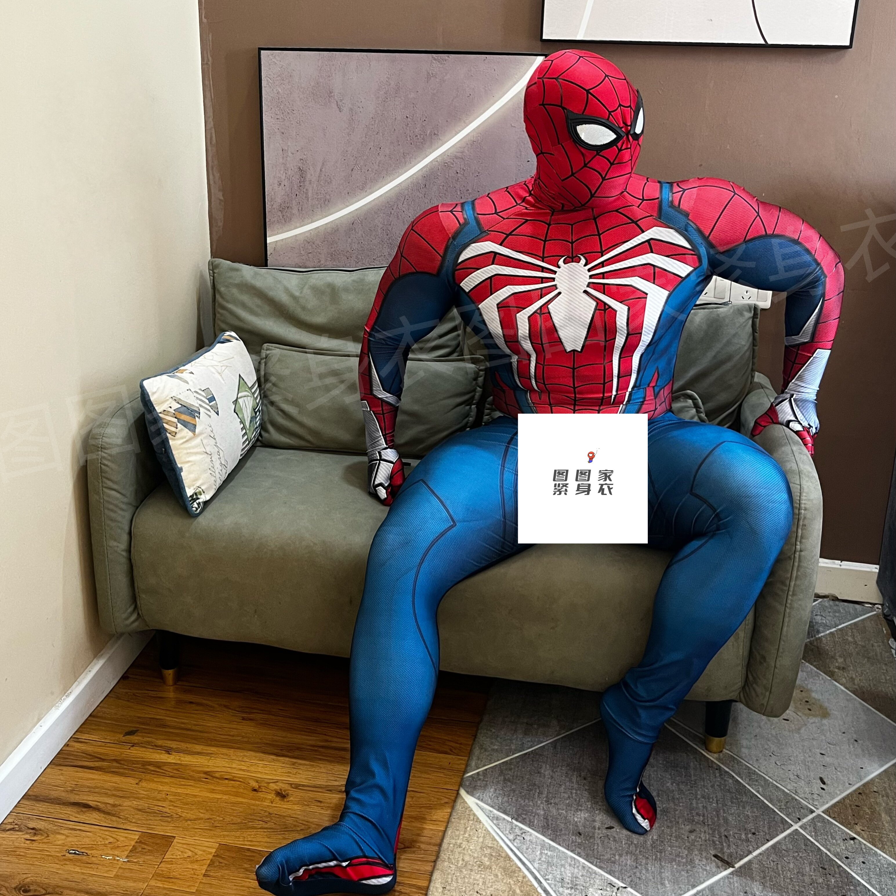 ps4蜘蛛侠紧身衣cos连体衣cosplay紧身制服角色扮演派对紧身衣