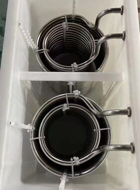 全新工业冷水机专用塑料水箱不锈钢盘管蒸发器2P3P5P10P15P20P30P
