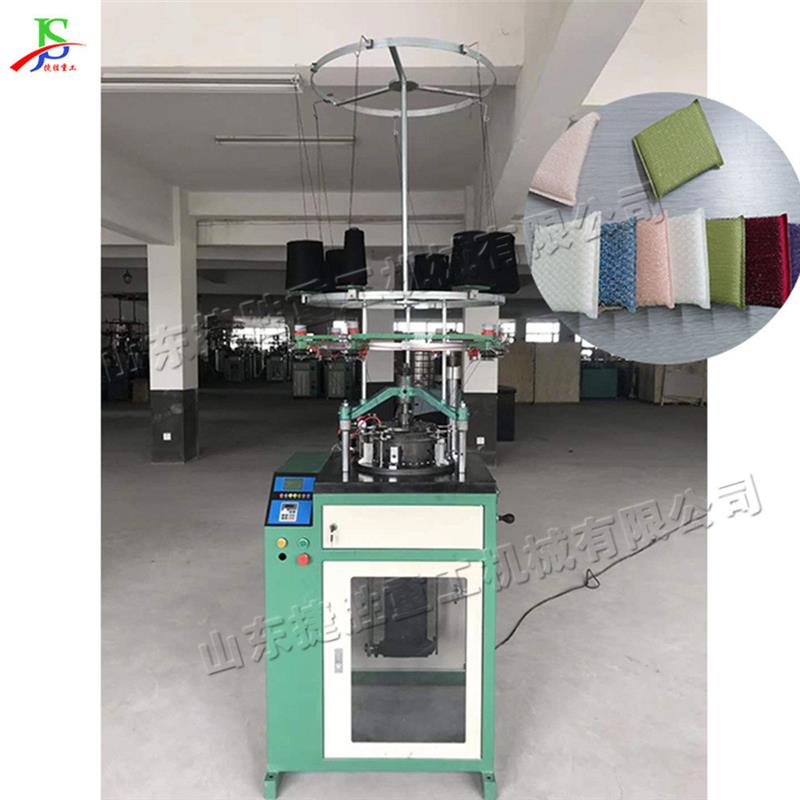 全自动计数百洁布织布机 钢丝提花海绵擦机 智能沐浴条生产设备