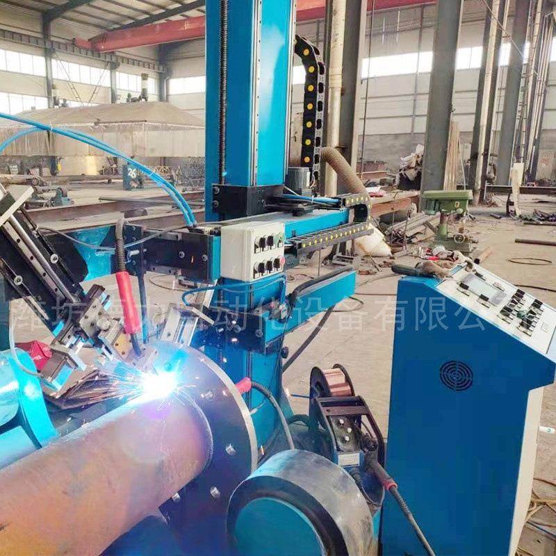 风管直缝自动焊设备天然气管道纵缝自动焊管法兰环缝焊接机