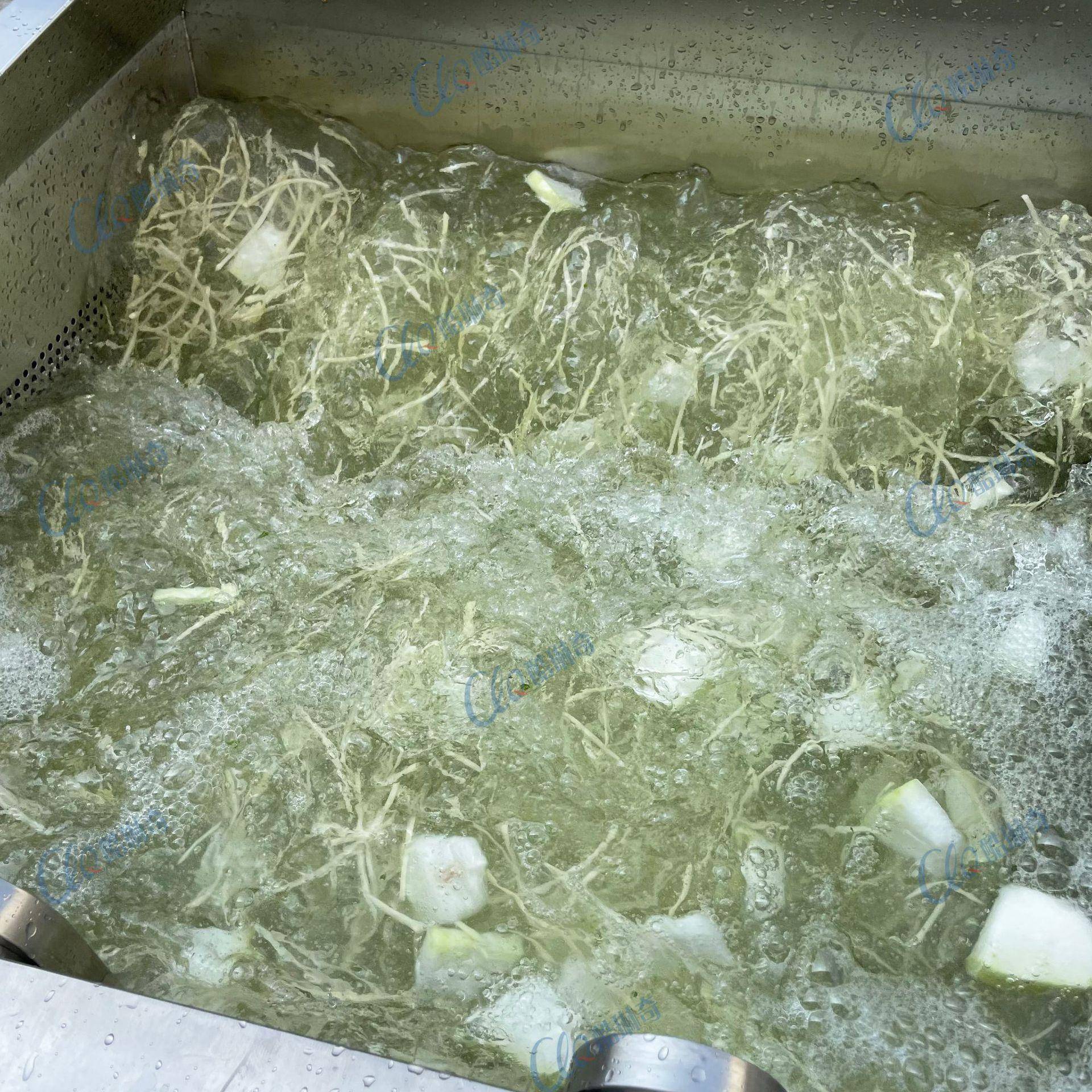 酒店后厨冬瓜片南瓜脯瓜洗菜机果蔬西红柿苹果草莓蓝莓清洗机