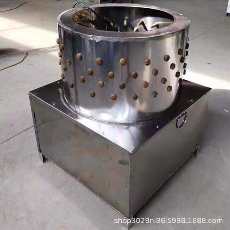加厚不锈钢家禽打毛机 小型家禽脱毛机 家用鸡鸭鹅褪毛机
