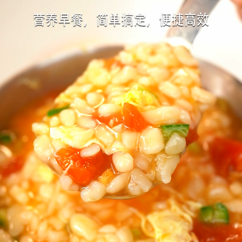 手工小颗粒疙瘩汤400g老式面疙瘩懒人早餐半成品方便速食李福全