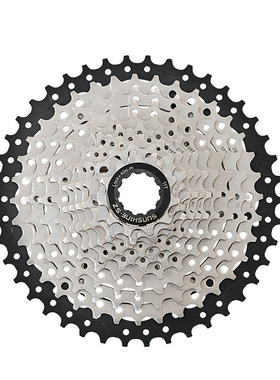 极速银黑色卡式山地车自行车公路车11变速11-U42T超轻飞轮