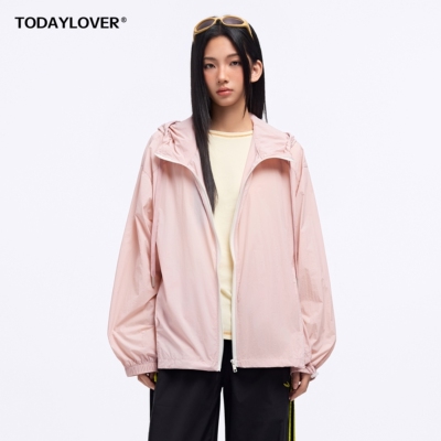 TODAYLOVER撞色趣味耳朵夹克女