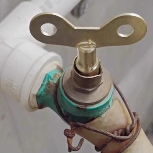 带锁水龙头钥匙通用内四角4分自来水开关 家用手柄防盗锁阀门户外