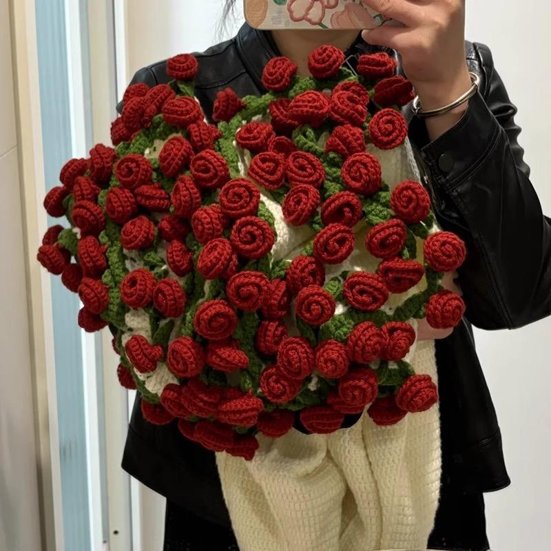 花束毛毯材料包手工毛线d