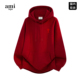 Ami 百搭休闲运动风上衣 时尚 iepo官方酒红色连帽卫衣男女款 秋冬季