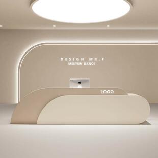 美容院口腔诊所收银台服装店吧台简约现代公司前台轻奢酒店接待台