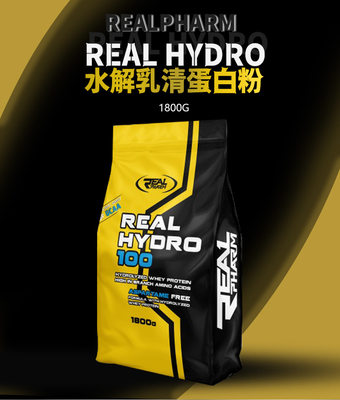 REALPHARM 水解乳清蛋白粉增肌增重营养粉吸收好WHEY健身运动男女