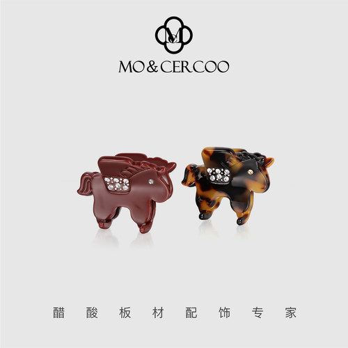 Mo&Cercoo马年款氛围感鲨鱼夹子