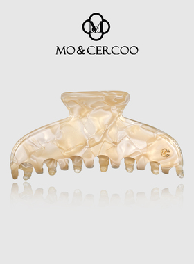 MoCercoo简约醋酸发抓大号鲨鱼夹法式发夹后脑勺发量多抓夹高级