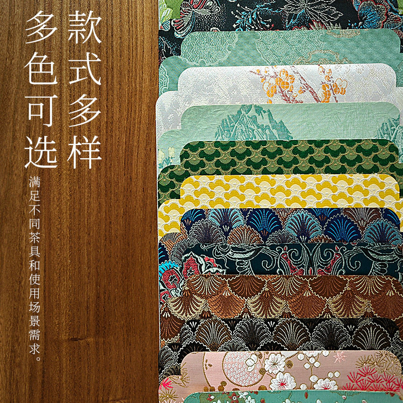 中式禅意双面云缎防水茶席桌旗轻奢复古茶台茶桌茶垫高端桌布垫布,居家布艺,茶席,淘宝优惠券,粉丝福利购,淘宝优惠卷