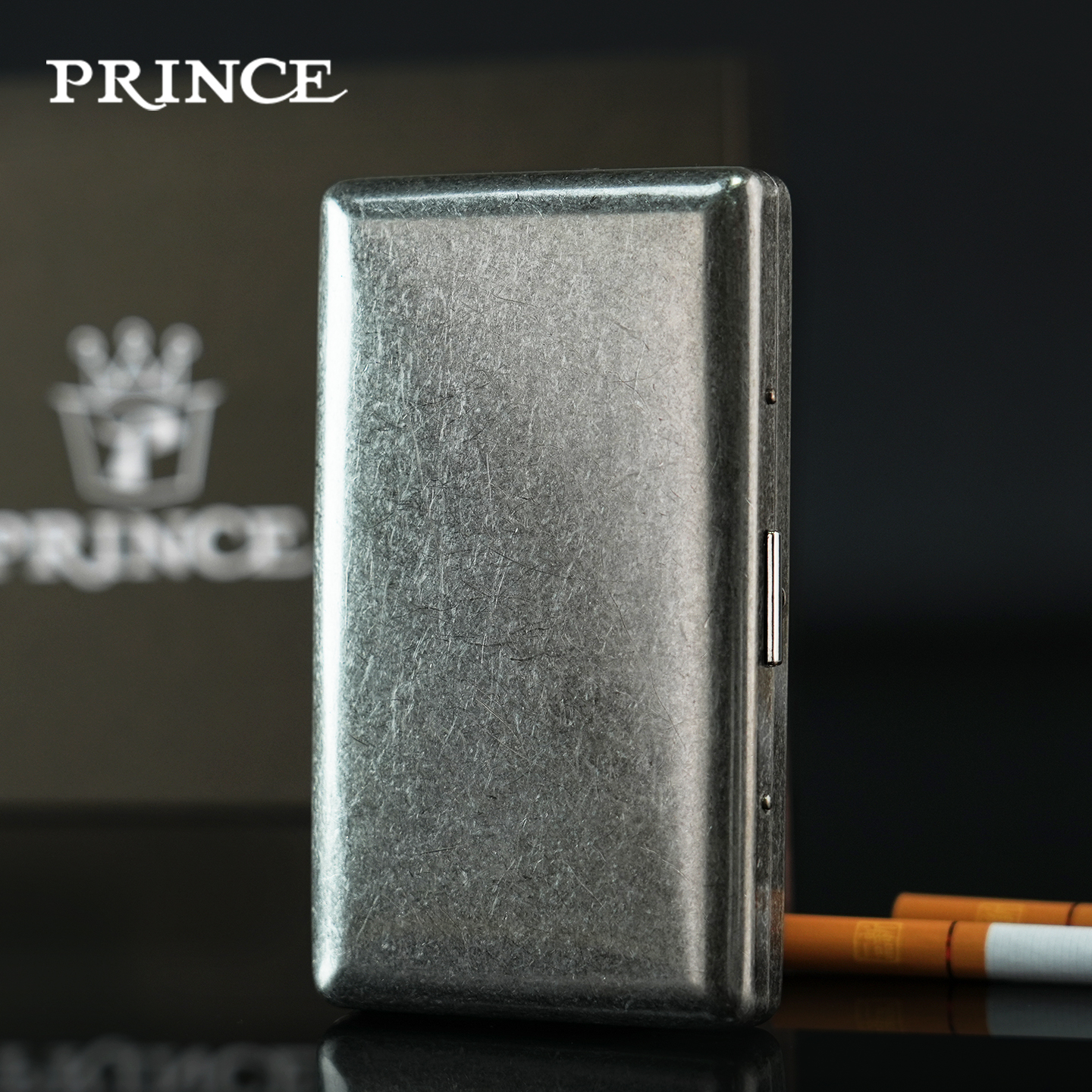 复古烟盒古银做旧工艺香烟收纳盒