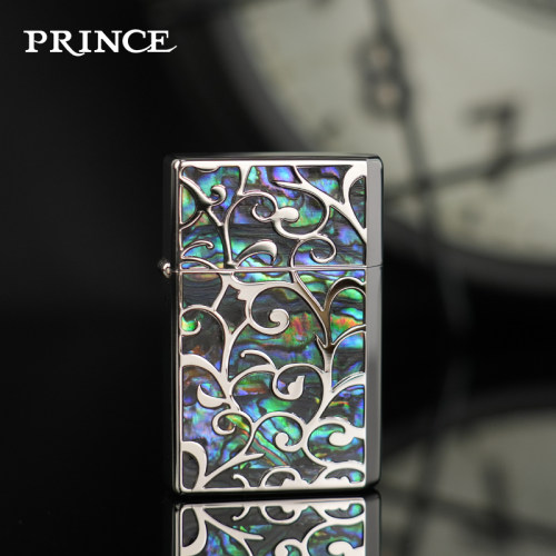 王子PRINCE打火机唐草贝壳礼品男