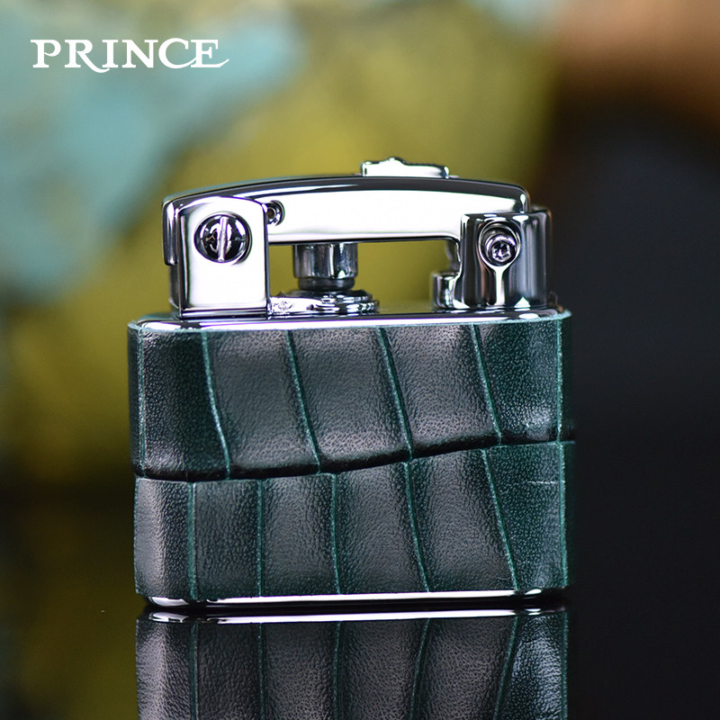 日本正品PRINCE王子砂轮煤油打火机时尚送男朋友老公生日礼品GD2