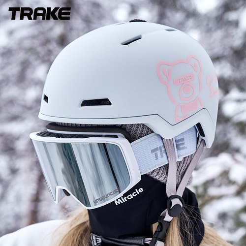 Trake超轻PC外壳CE认证雪盔