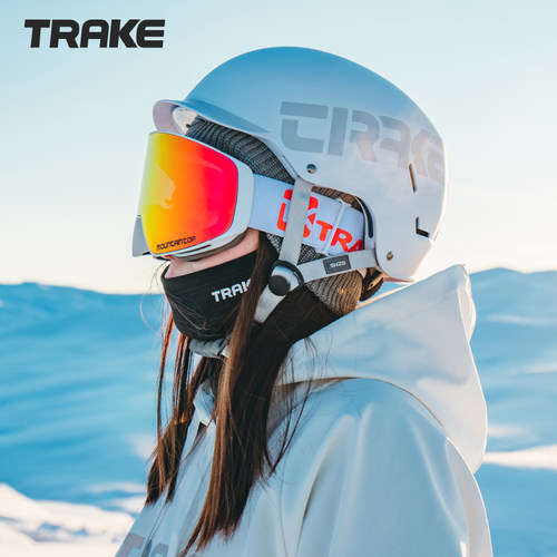 Trake/垂壳高抗冲击ABS滑雪头盔