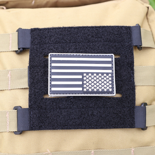 战术背包molle士气章拓展配件可拆卸织带机能徽章荣誉魔术贴底座