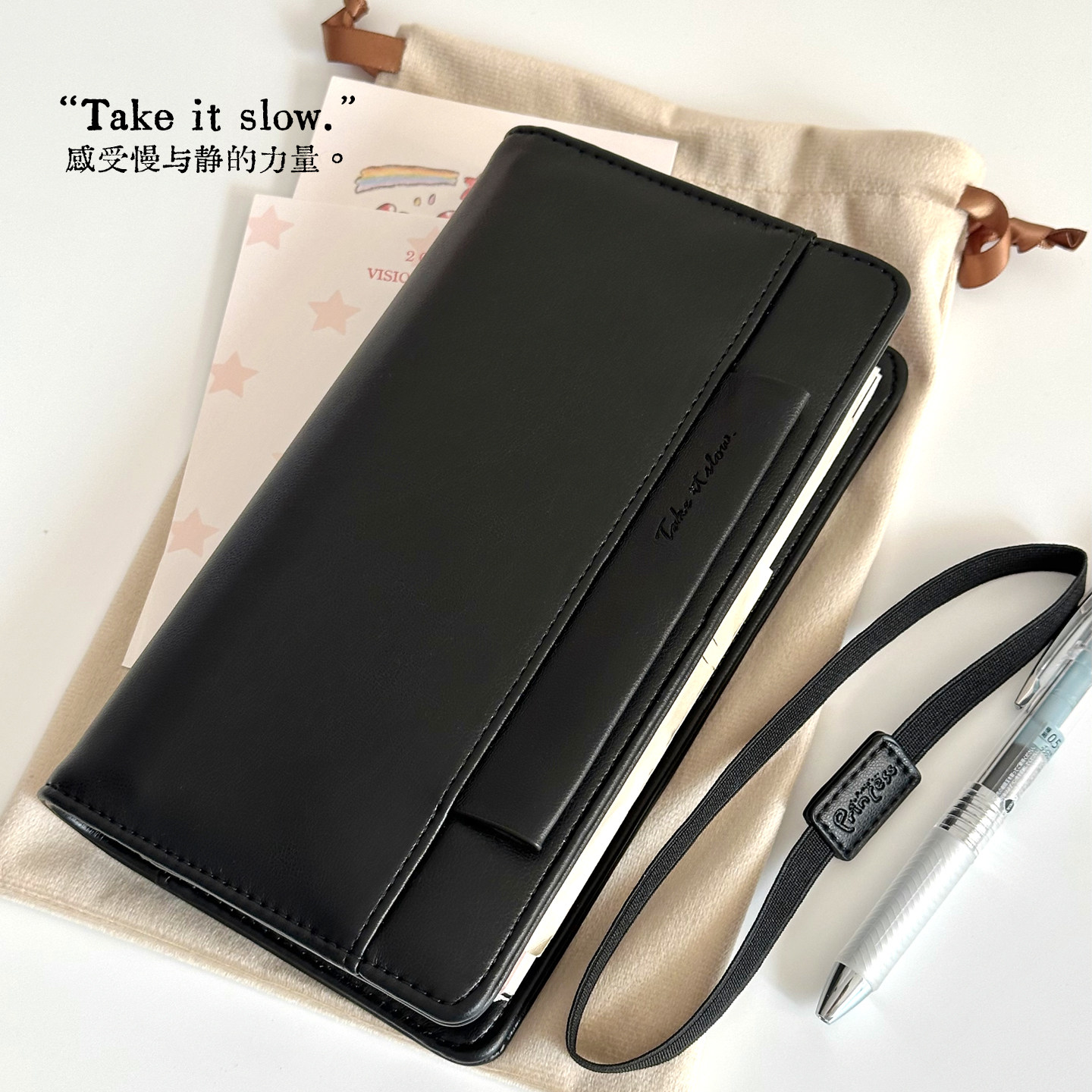 A6per皮质活页手帐本国产K环