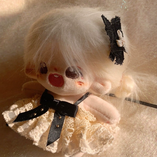 Хлопковая милая кукла, абрикосовое ретро платье-комбинация, комплект, 10см, в стиле Шанель, детская одежда, новая коллекция