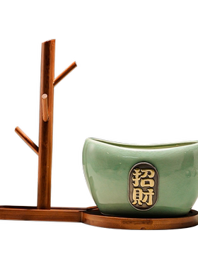 陶瓷收纳家居装饰新中式玄关