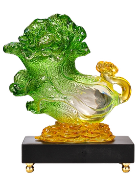 招财白菜客厅摆件新中式