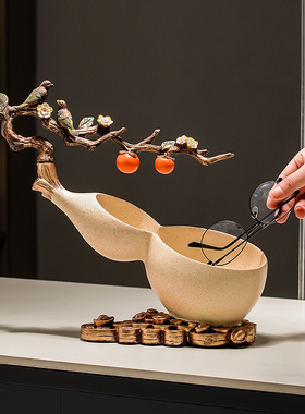 葫芦入户进门口客厅鞋柜玄关家居装饰品钥匙收纳盒摆件新中式新家