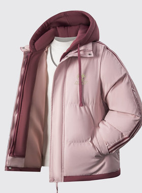 【甜甜专属103】BAD BOY假两件连帽棉服BYW25103