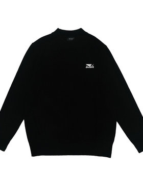 【辰大嗓严选215】BAD BOY半高领刺绣打底羊毛衫BYW888215