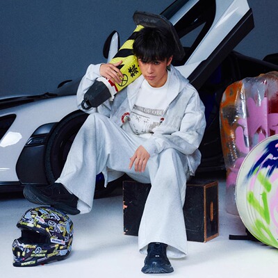 NOWONOAOO联名系列水洗卫裤