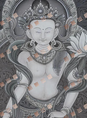 D138菩萨Bodhisattva唐卡绘画高清电子图片喷绘临摹素材