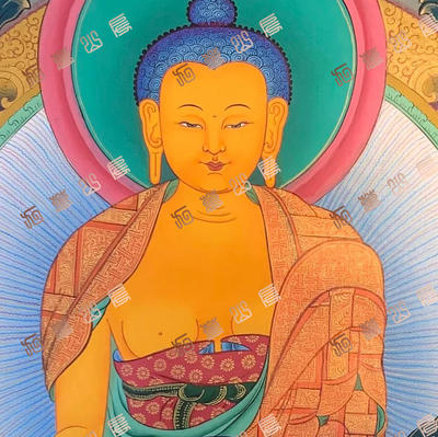 B21佛陀buddha唐卡绘画高清电子图片喷绘临摹素材