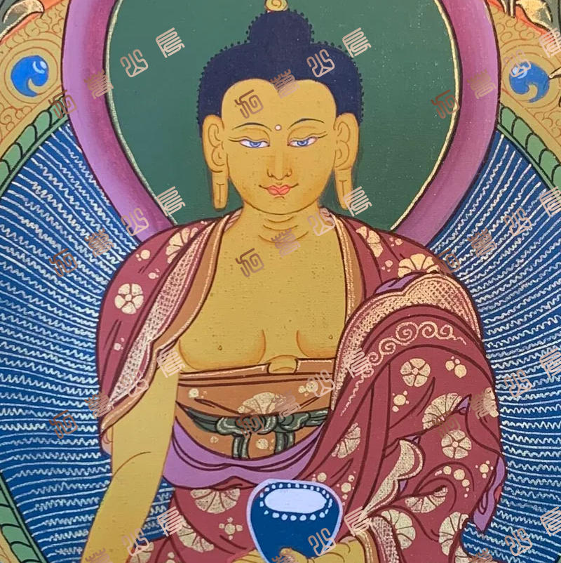 B19佛陀buddha唐卡绘画高清电子图片喷绘临摹素材