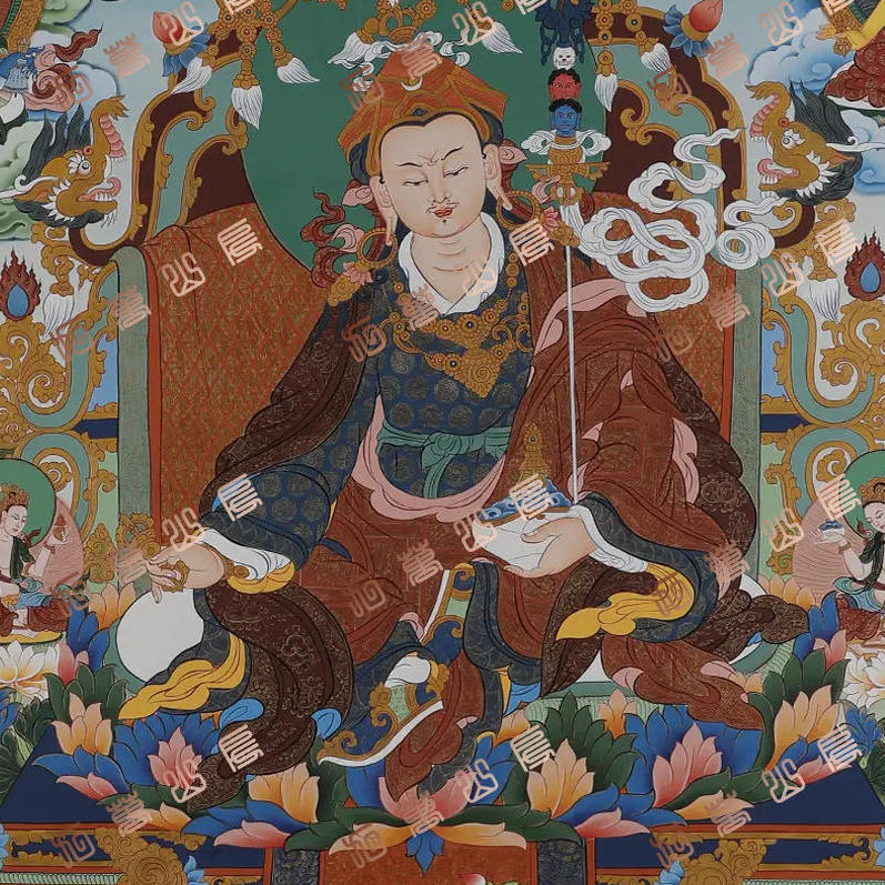 D50菩萨Bodhisattva唐卡绘画高清电子图片喷绘临摹素材