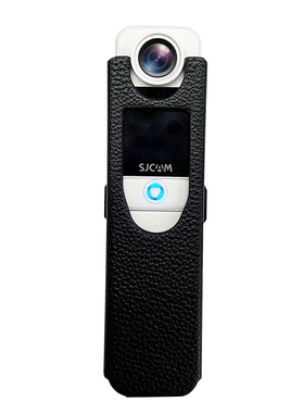SJCAM速影c300运动相机配件录像机背夹皮套续航版专用配件黑色