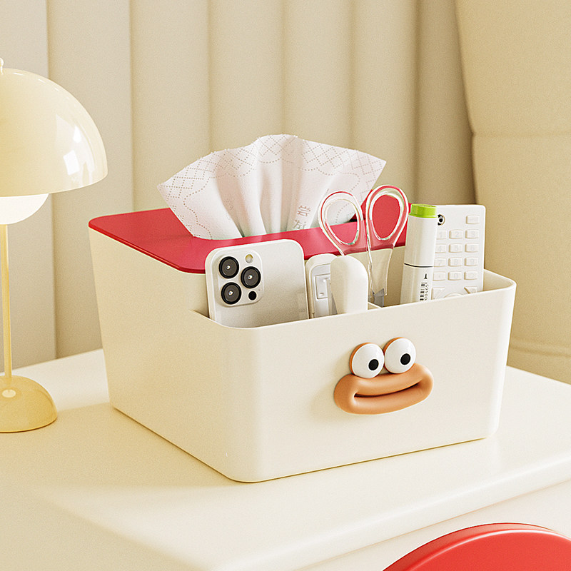 多巴胺纸巾盒奶油风餐桌面抽纸盒创意可爱家用客厅茶几纸巾收纳盒,收纳整理,纸巾盒,淘宝优惠券,粉丝福利购,淘宝优惠卷