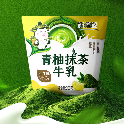 新希望青柚抹茶牛乳200g